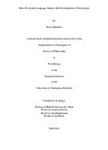 Cover page: How Everyday Language Shapes the Development of Stereotypes