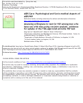 Cover page: Assessing willingness to test for HIV among men who have sex with men using conjoint analysis, evidence for uptake of the FDA-approved at-home HIV test