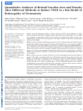 Cover page: Quantitative Analyses of Retinal Vascular Area and Density After Different Methods to Reduce VEGF in a Rat Model of Retinopathy of PrematurityAnti-VEGF Treatments on Retinal Vascularization