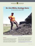 Cover page: Dr. Lisa White, geology guru: A conversation about JEDI