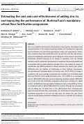 Cover page: Estimating the cost and cost‐effectiveness of adding zinc to, and improving the performance of, Burkina Faso's mandatory wheat flour fortification programme