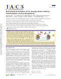 Cover page: Electrochemical Activation of CO2 through Atomic Ordering Transformations of AuCu Nanoparticles