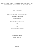 Cover page: Reconstruction and Analysis of Interior Flows with Applications in Cardiovascular Hemodynamics