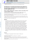 Cover page: Development of a nanobody-based ELISA for the detection of the insecticides cyantraniliprole and chlorantraniliprole in soil and the vegetable bok choy