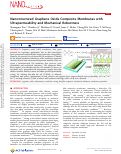 Cover page: Nanostructured Graphene Oxide Composite Membranes with Ultrapermeability and Mechanical Robustness