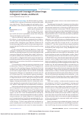 Cover page: Approval and Coverage of Cancer Drugs in England, Canada, and the US