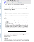 Cover page: The effect of prolonged tracheal intubation on the association between patent ductus arteriosus and bronchopulmonary dysplasia (grades 2 and 3)