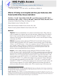 Cover page: Effects of timing on in-hospital and one-year outcomes after transcarotid artery revascularization