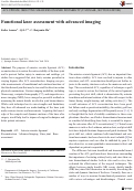 Cover page: Functional knee assessment with advanced imaging