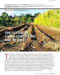 Cover page: The Future of Clean Computing May Be Dirty