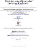 Cover page: Motion planning with sequential convex optimization and convex collision checking