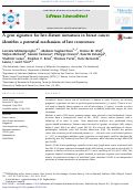 Cover page: A gene signature for late distant metastasis in breast cancer identifies a potential mechanism of late recurrences