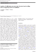 Cover page: Analysis of infiltration processes into fractured and swelling soils as triggering factors of landslides