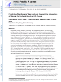 Cover page: Predicting first onset of depression in young girls: Interaction of diurnal cortisol and negative life events.