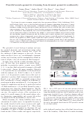 Cover page: Powerful Acoustogeometric Streaming from Dynamic Geometric Nonlinearity