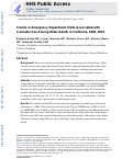 Cover page: Trends in emergency department visits associated with cannabis use among older adults in California, 2005-2019.