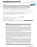 Cover page: Chronic obstructive pulmonary disease and inhaled steroids alter surfactant protein D (SP-D) levels: a cross-sectional study