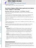 Cover page: Associations between artificial light at night and risk for thyroid cancer: A large US cohort study.