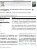 Cover page: Altered resting-state functional connectivity in late-life depression: A cross-sectional study.