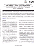 Cover page: Steel Sheet Sheathed Cold-Formed Steel Framed In-line Wall Systems. I: Impact of Structural Detailing