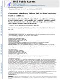 Cover page: Chronotropic index during 6-minute walk and acute respiratory events in COPDGene