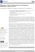 Cover page: Biomarkers of Tumor Heterogeneity in Glioblastoma Multiforme Cohort of TCGA