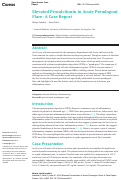 Cover page: Elevated Procalcitonin in Acute Pseudogout Flare: A Case Report