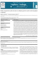 Cover page: Body composition and outcomes in dialysis patients and renal transplant recipients