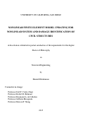 Cover page: NONLINEAR FINITE ELEMENT MODEL UPDATING FOR NONLINEAR SYSTEM AND DAMAGE IDENTIFICATION OF CIVIL STRUCTURES