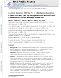 Cover page: 5-0 Polypropylene versus 5-0 fast absorbing plain gut for cutaneous wound closure: a randomized evaluator blind trial