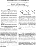 Cover page: How Causal Reasoning Can Bias Empirical Evidence