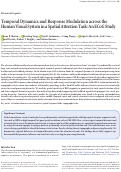 Cover page: Temporal Dynamics and Response Modulation across the Human Visual System in a Spatial Attention Task: An ECoG Study