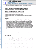 Cover page: Central Nervous System Infections Associated with Immunosuppressive Therapy for Rheumatic Disease