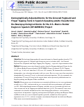 Cover page: Demographically-adjusted norms for the Grooved Pegboard and Finger Tapping tests in Spanish-speaking adults: Results from the Neuropsychological Norms for the U.S.-Mexico Border Region in Spanish (NP-NUMBRS) Project