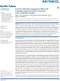 Cover page: Toward Calibrated Language for Effectively Communicating the Results of Extreme Event Attribution Studies