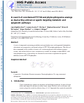 Cover page: In search of constrained FTY720 and phytosphingosine analogs as dual acting anticancer agents targeting metabolic and epigenetic pathways.