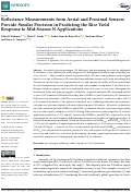 Cover page: Reflectance Measurements from Aerial and Proximal Sensors Provide Similar Precision in Predicting the Rice Yield Response to Mid-Season N Applications.