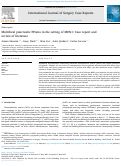 Cover page: Multifocal pancreatic PPoma in the setting of MEN1: Case report and review of literature.