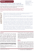 Cover page: Trends in the Burden of Adult Congenital Heart Disease in US Emergency Departments