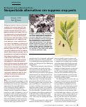 Cover page: Biological and cultural controls . . . Nonpesticide alternatives can suppress crop pests