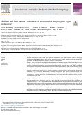 Cover page: Children and their parents' assessment of postoperative surgical pain: Agree or disagree?