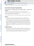 Cover page: Vortex Fluidic Chemical Transformations