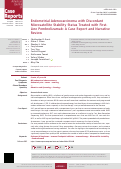 Cover page: Endometrial Adenocarcinoma with Discordant Microsatellite Stability Status Treated with First-Line Pembrolizumab: A Case Report and Narrative Review.