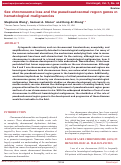 Cover page: Sex chromosome loss and the pseudoautosomal region genes in hematological malignancies.