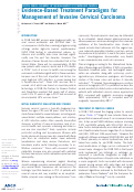 Cover page: Evidence-Based Treatment Paradigms for Management of Invasive Cervical Carcinoma.