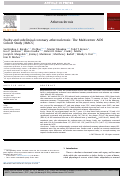 Cover page: Frailty and subclinical coronary atherosclerosis: The Multicenter AIDS Cohort Study (MACS).