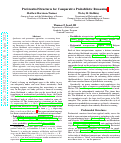 Cover page: Preferential Structures for Comparative Probabilistic Reasoning