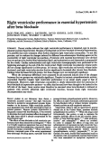 Cover page: Right ventricular performance in essential hypertension after beta-blockade.