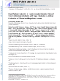 Cover page: Heart Failure End Points in Cardiovascular Outcome Trials of Sodium Glucose Cotransporter 2 Inhibitors in Patients With Type 2 Diabetes Mellitus