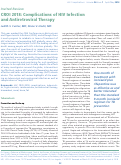 Cover page: CROI 2018: Complications of HIV Infection and Antiretroviral Therapy.